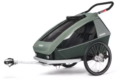 CROOZER Kinderfahrradanhänger Kid Vaaya 2 Jungle green - babymarkt.de