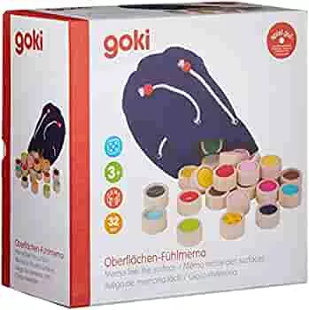goki 59004 Oberflächen-Fühlmemo im Baumwollbeutel: Amazon.de: Spielzeug