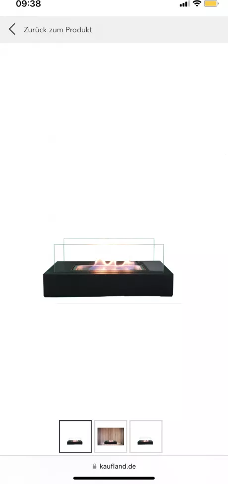 Einen schönen Tisch Kamin