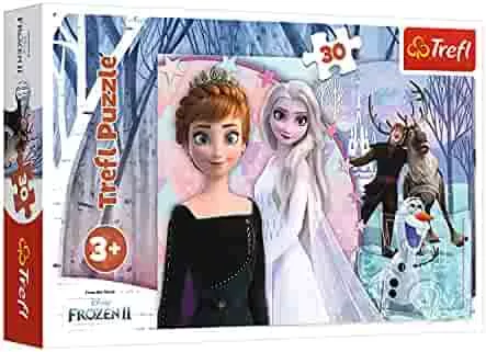 Trefl, Puzzle, Magische Die Eiskönigin, Disney Frozen 2, 30 Teile, für Kinder ab 3 Jahren: Amazon.de: Spielzeug