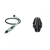 6.) Dremel biegsame Welle (Zubehör für Dremel Multitools) &amp; 2615448632 Bohrfutter