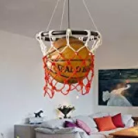 HJXDtech-Kreative Acrylic Basketball und Netze Pendelleuchte Home Loft Deco Deckenleuchte Jugend- / Kinderzimmer Club Bar Hängelampe