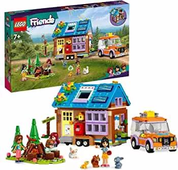 LEGO 41735 Friends Mobiles Haus, Camping-Spielzeug mit Auto, Tieren und Mini-Puppen Leo, Paisley & Liann im Wald, Geschenk zum Geburtstag aus der Serie 2023: Amazon.de: Spielzeug