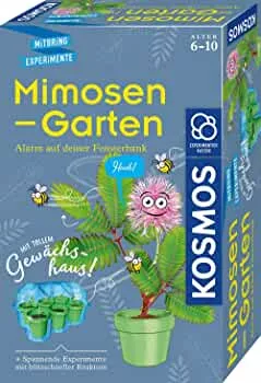 Kosmos 657802 Mimosen-Garten Pflanzen züchten und erforschen Komplett-Set mit Mini-Gewächshaus Experimentier-Set für Kinder ab 6 - 10 Jahre Mitbringexperiment Teal/Turquoise Green: Amazon.de: Spielzeug