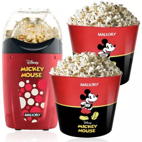 Pipoqueira Elétrica Disney Mickey Mallory +2 Baldes Pipoca - Pipoqueira Elétrica - Magazine Luiza