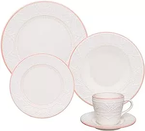 Aparelho de Jantar E Chá 30 Pçs Oxford Serena Sweet | Amazon.com.br