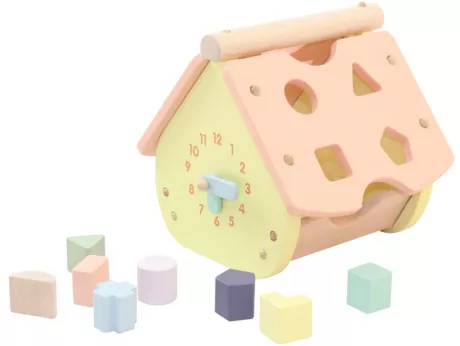 Motorik + Activityspielzeug: Spielba Haus mit Formen | Stadtlandkind