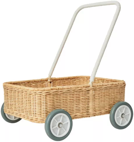 Olli Ella Rattan Lauflernwagen «Wamble Walker» Straw | bei MY SNOWFLAKE - Online MY SNOWFLAKE