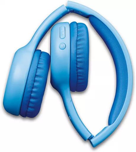 HPB-110BU - faltbarer Bluetooth Kopfhörer mit Lautstärkebegrenzung für Kinder, blau, Lenco | myToys