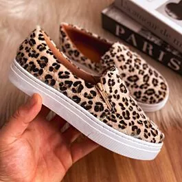 Tênis Slip Mary Onça Loja de Sapatos Femininos no Atacado