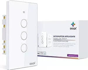 Interruptor Inteligente EKAZA 3 Botões Branco WiFi+BLE+RF, EKNH-T107-3W : Amazon.com.br: Ferramentas e Materiais de Construção