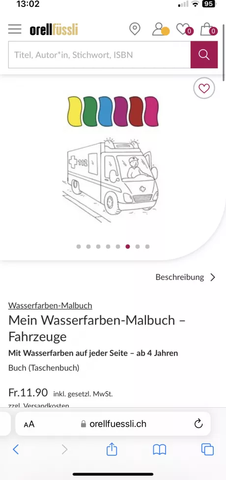 Wasserfarbenmalbuch