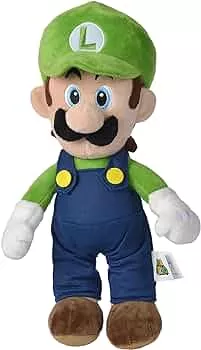 Simba 109231011 - Super Mario Luigi Plüschfigur, 30cm, kuschelweich, Nintendo, Charakter aus weltberühmten Computerspiel, ab den ersten Lebensmonaten geeignet: Amazon.de: Games