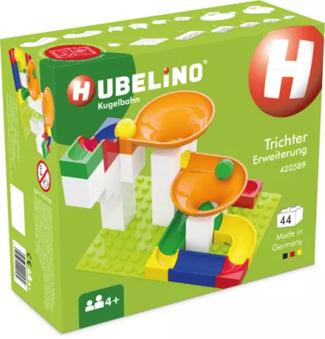 HUBELINO® Kugelbahn Trichter Erweiterung, 44-teilig - babymarkt.de