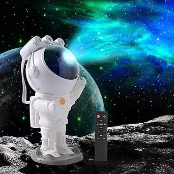 KEWYA Astronaut Projektion Lampe,Space Warrior Projektor,Schlafzimmer Starry Galaxy Nachtlicht mit Timer und Fernbedienung,360° einstellbar,Raumdekoration,Weihnachten,Geburtstag,Party Geburtstag : Amazon.de: Beleuchtung