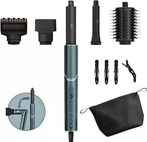 Shark FlexStyle Limited Edition Geschenkset 5-in-1 Air Styler & Haartrockner, Curler, FrizzFighter Finishing Tool, Ovalbürste, Konzentrator, Aufbewahrungstasche, Keine Hitzeschäden, Türkis HD450TLEU : Amazon.de: Kosmetik