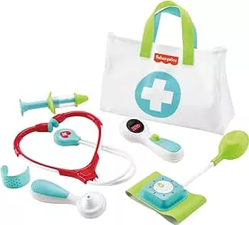 Fisher-Price DVH14 Doctor's Bag 7-Piece Role Play Doctor's Case 3 Years + : Fisher-Price®: Amazon.de: Toys