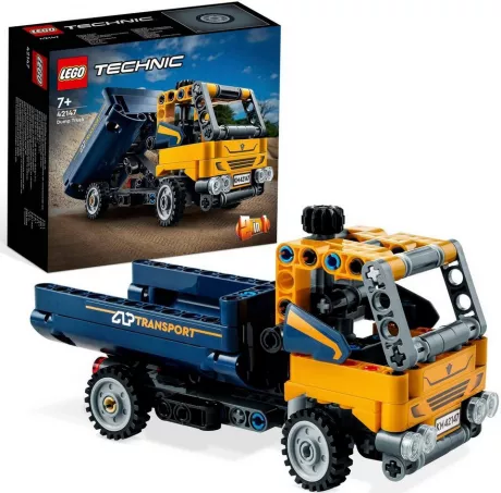 LEGO® Konstruktionsspielsteine Kipplaster (42147), LEGO® Technic, (177 St), Made in Europe, Mit 177 Teilen