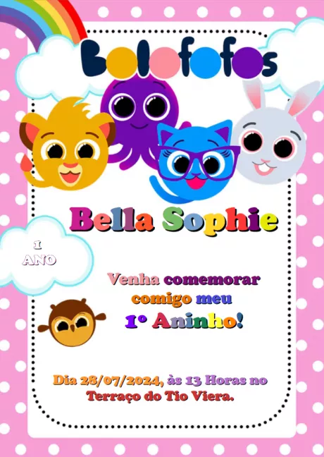1º aninho da Bella