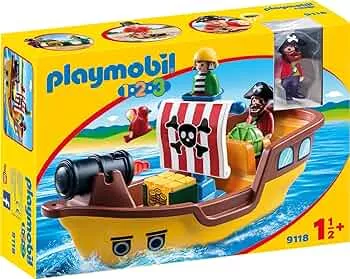 PLAYMOBIL123 9118 Piratenschiff