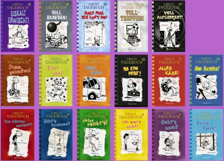 Greg's Tagebuch AUSSER Nummer 1,4,5,7