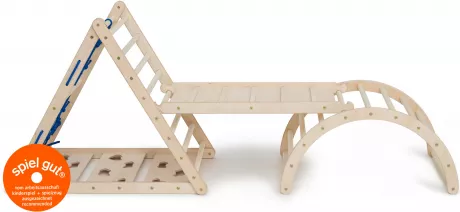 Lemurenling - Kletterdreieck mit Rutsche & Bogen