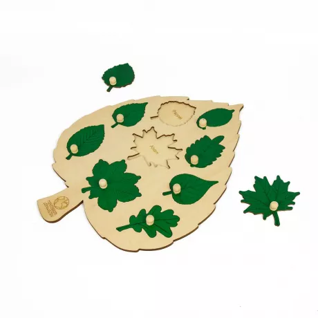 Laubblatt-Puzzle | Montessori Lernwelten - Der Shop für Montessori Material