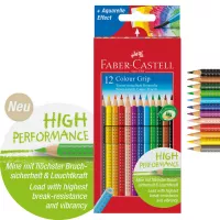 Faber-Castell Colour Grip: 12 Buntstifte im Kartonetui | schulstart.de