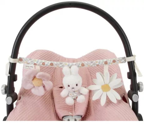 Kinderwagenkette Vintage Little Flowers Miffy x Little Dutch – Trag's mit Fassung Mini