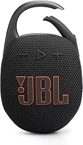 JBL Clip 5, altifalante sem fios portátil com Bluetooth, resistente à água e ao pó IP67, até 12 h de reprodução e muito mais, com Playtime Boost ativado, preto | Amazon.com.br