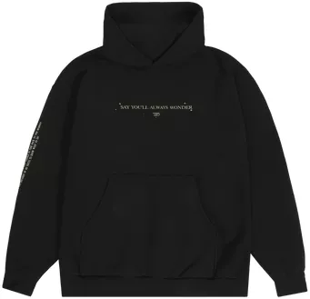 Say You'll Always Wonder Black Hoodie – Taylor Swift