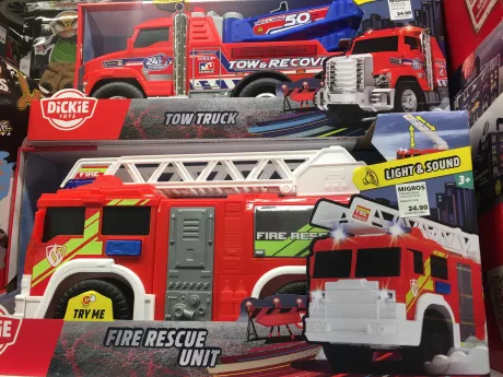 Fire rescue unit (unten im Bild)