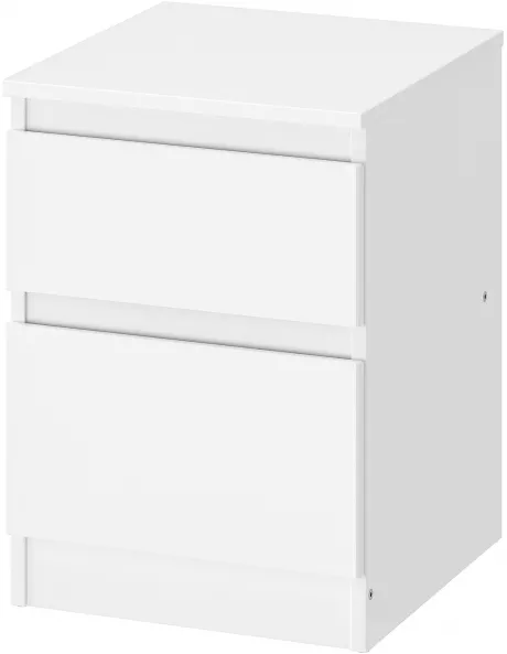 KULLEN Kommode, 2 Schubladen, weiß, 35x49 cm - IKEA Deutschland