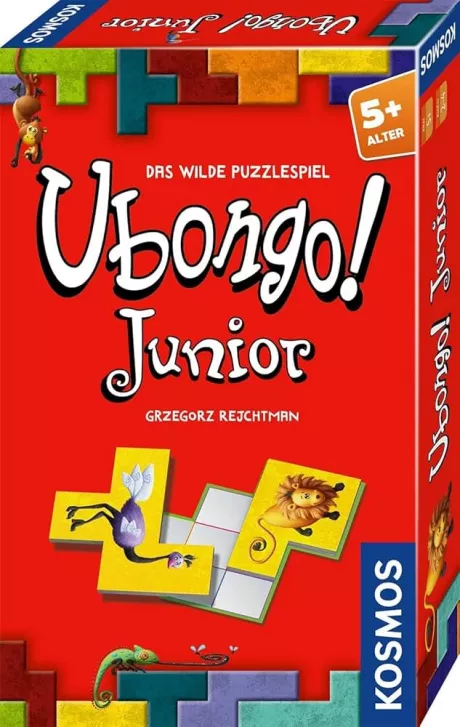 Kosmos 712723 Ubongo Junior Gift Game, Children's Game, Wild Tile Game and Lots of Puzzle Fun, Children's Birthday, for Children from 5 Years: Amazon.de: Toys