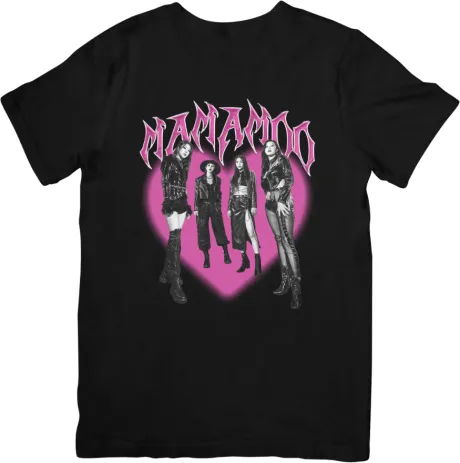 camiseta básica mamamoo metal style