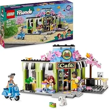 LEGO Friends Heartlake City Café, Kinderspielzeug, Spielzeug-Bäckerei, Geschenkidee für Mädchen und Jungen ab 6 Jahren, Set mit 3 Spielfiguren und Hundefigur 42618: Amazon.de: Spielzeug