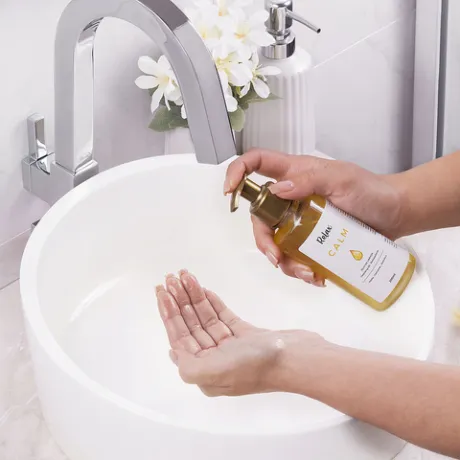 limpador facial cleansing oil calm