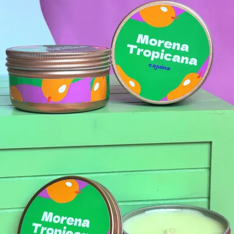 vela aromática morena tropicana