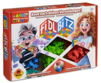 Fidl Bitz: Selbstklebende Mini- Bausteine - Deluxe Set (ca. 640 Teile) – Alohakids