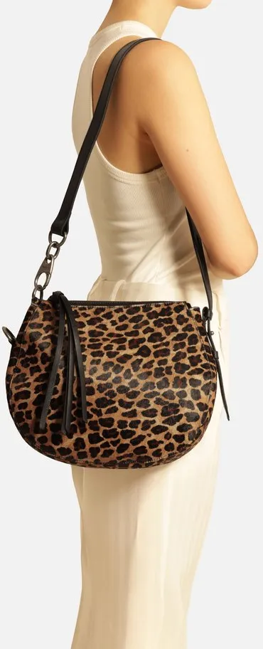 Bolsa Tiracolo Animal Print Onça Média Soft | Arezzo
