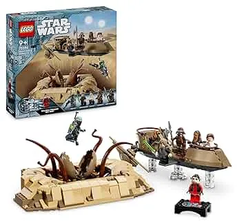LEGO Star Wars: Die Rückkehr der Jedi-Ritter Wüsten-Skiff und Sarlacc-Grube, Fantasy-Set zum Sammeln und Bauen, Bauspielzeug, Geschenk für Jungen, Mädchen und alle Fans 75396: Amazon.de: Spielzeug