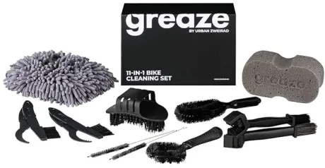 greaze Fahrrad-Reinigungsset (11-teilig)