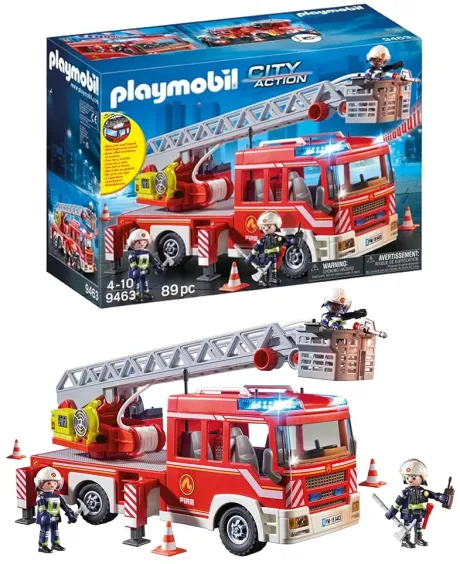 PLAYMOBIL Feuerwehr Drehleiter