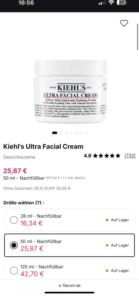 Kiehl's Ultra Facial Cream
