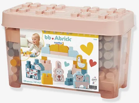 Ecoiffier Bausteine-Set BAUERNHOF, 55 Teile Baby Abrick ECOIFFIER in mehrfarbig