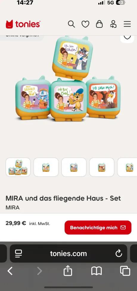 Tonie: Mira und das fliegende Haus