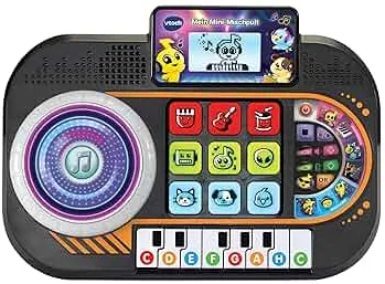 VTech Mein Mini-Mischpult – Interaktives DJ-Pult mit Lichteffekten, Klaviertasten und Turntable – Zum Musikmixen und Aufnehmen – Für Kinder von 3-7 Jahren: Amazon.de: Spielzeug