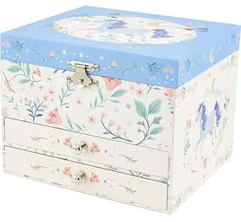 Ulysse Couleurs d'Enfance Unicorn 2 Drawer Music Chest : Amazon.de: Fashion