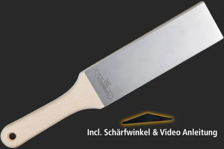 Messer schärfen leicht gemacht mit Diamantschärfer Leder