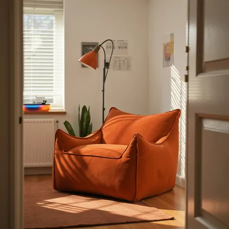 Poltrona Arya Terracota | Sofá na Caixa